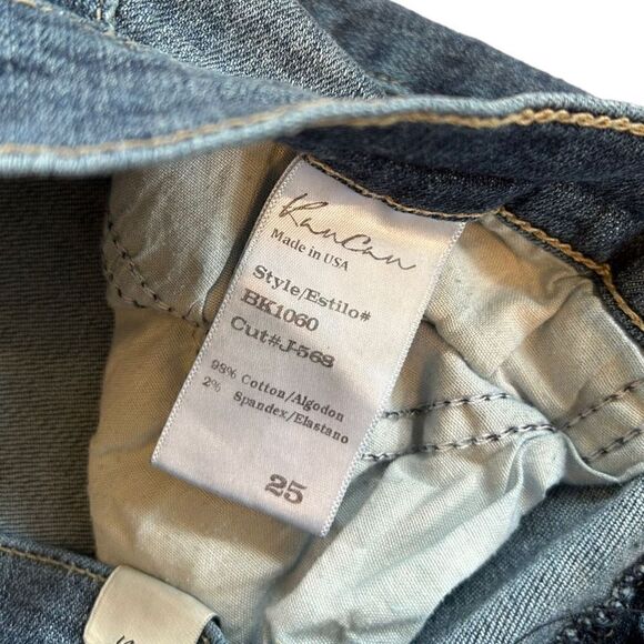 Kancan Low Rise Boyfriend Stretch Cropped Jean In Amo Size 25 - Picture 6 of 7